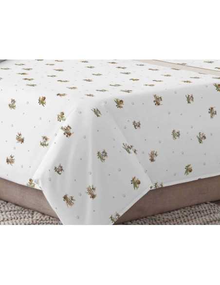 Jogo de lençóis infantis Dusty bege | Lençóis para crianças