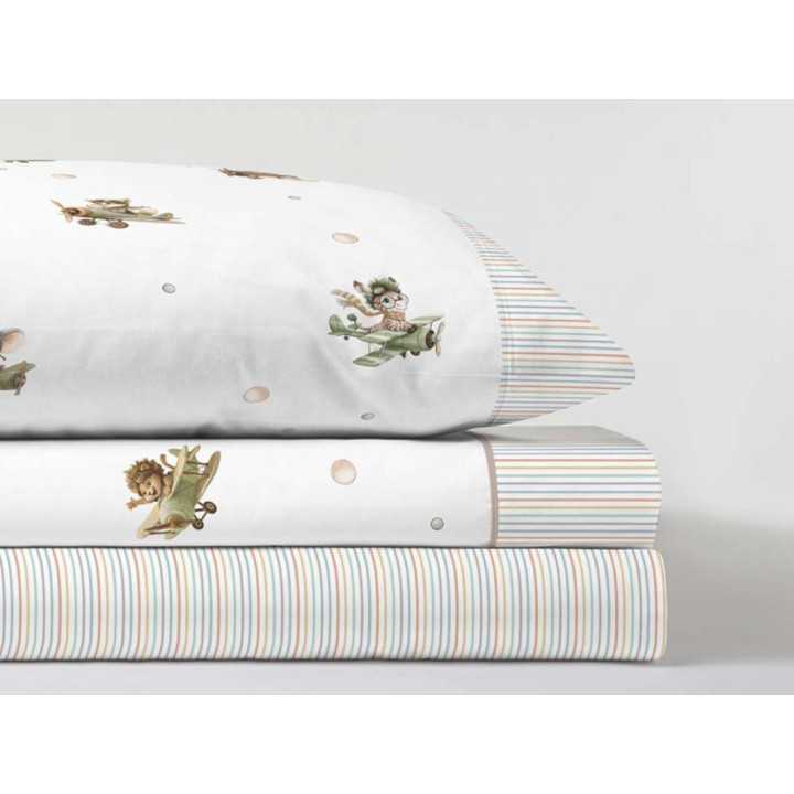 Juego de sábanas infantiles Dusty beige | Sábanas para niños