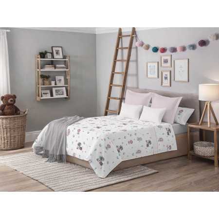 Jogo de lençóis infantis Maco rosa | Lençóis para crianças