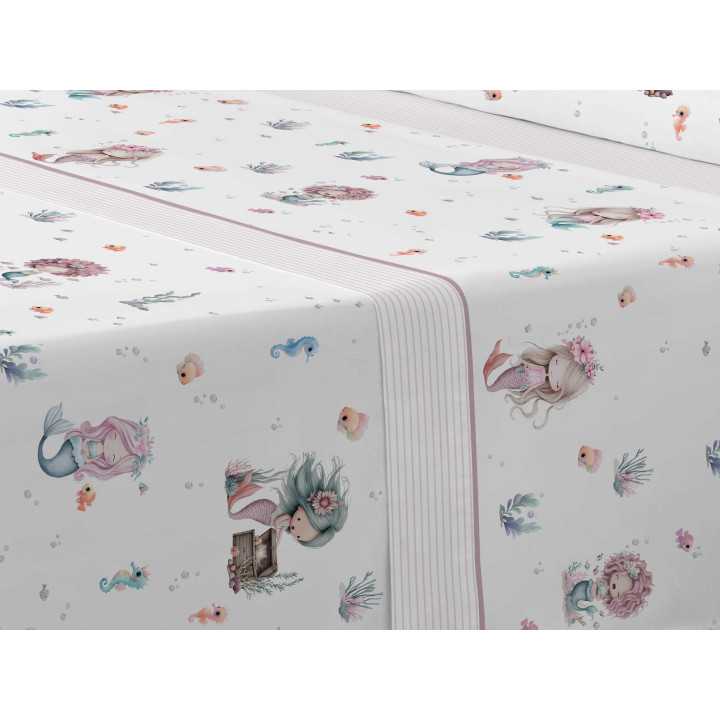 Juego de sábanas infantiles Maco rosa | Sábanas para niños