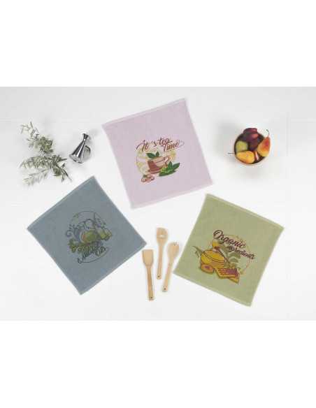 Paño cocina algodón rizo Tea Time | Trapos de cocina