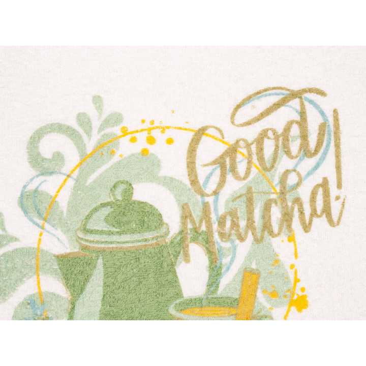 Paño cocina algodón rizo Matcha | Trapos de cocina