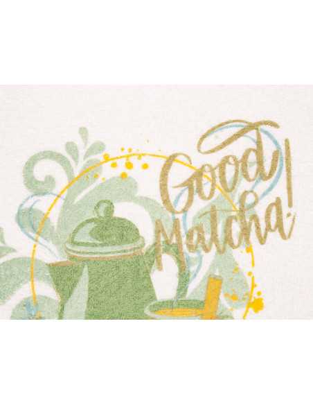 Pano de cozinha algodão felpo Matcha | Panos de cozinha