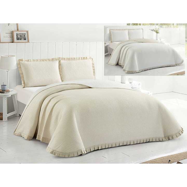 Colcha bouti Ibiza beige | Colcha primavera verano