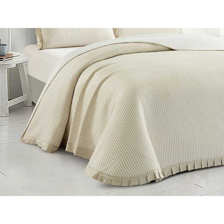 Colcha bouti Ibiza beige | Colcha primavera verano