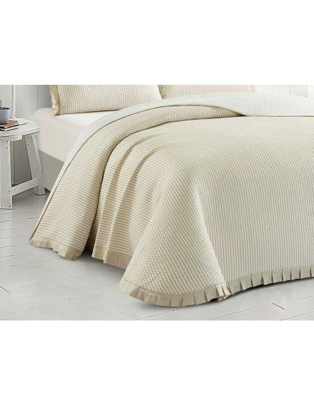 Colcha bouti Ibiza beige | Colcha primavera verano