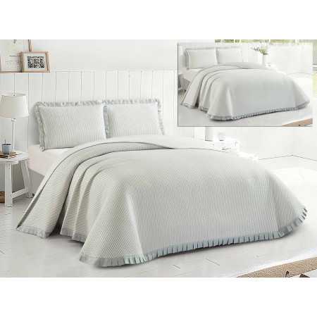 Colcha bouti Ibiza gris | Colcha primavera verano