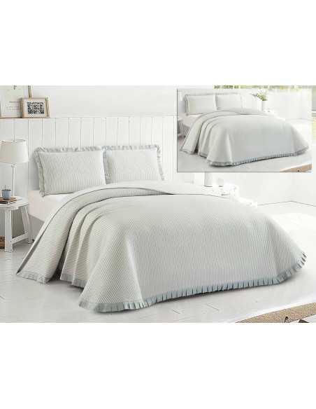 Colcha bouti Ibiza gris | Colcha primavera verano