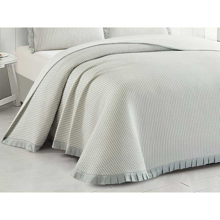 Colcha bouti Ibiza gris | Colcha primavera verano