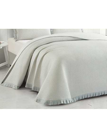 Colcha bouti Ibiza gris | Colcha primavera verano