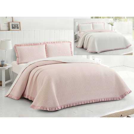 Colcha bouti Ibiza rosa | Colcha primavera verano