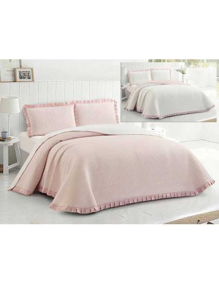 Colcha bouti Ibiza rosa | Colcha primavera verano