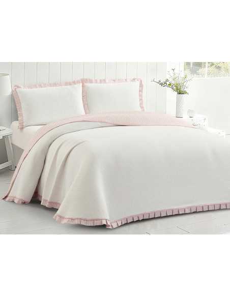 Colcha bouti Ibiza rosa | Colcha primavera verano