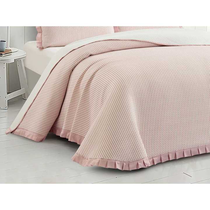 Colcha bouti Ibiza rosa | Colcha primavera verano