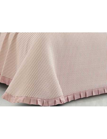 Colcha bouti Ibiza rosa | Colcha primavera verano