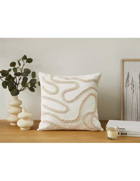 Funda cojín Soho curvas | Funda cojín decorativa