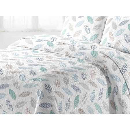 Colcha Bouti Zaruma | Design de Folhas e Enchimento Leve 2
