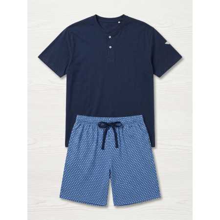 Pijama Privata Leo Azul-Marinho | Homem 2