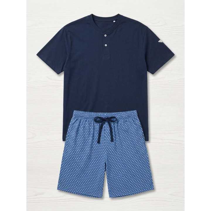 Pijama Privata Leo Azul Marino | Hombre