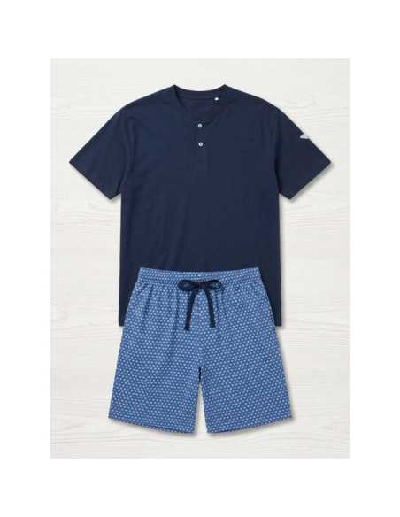 Pijama Privata Leo Azul Marino | Hombre