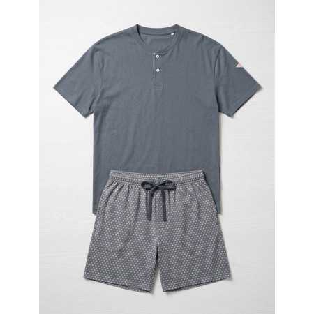 Pijama Privata Bruno Gris Marino | Hombre 2
