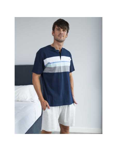 Pijama Privata Mateo Azul Marino | Hombre