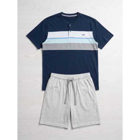 Pijama Privata Mateo Azul Marino | Hombre 2
