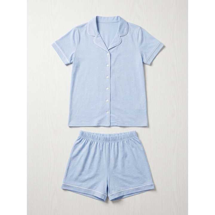 Pijama Privata Clara Azul Claro | Mujer