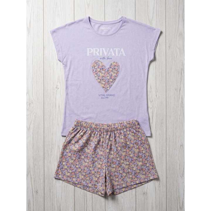 Pijama Privata Noa Mujer Algodón