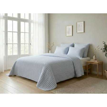 Colcha Bouti Bausen azul| Colcha Reversível 2