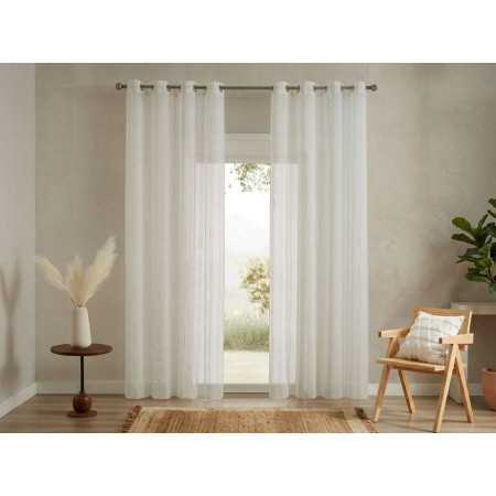 Visillo Confeccionado Capri natural | Cortinas para el hogar