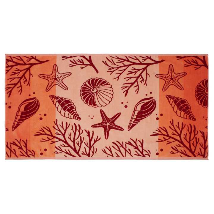 Toalha de Praia Trovador Coral | Estampado Marinho