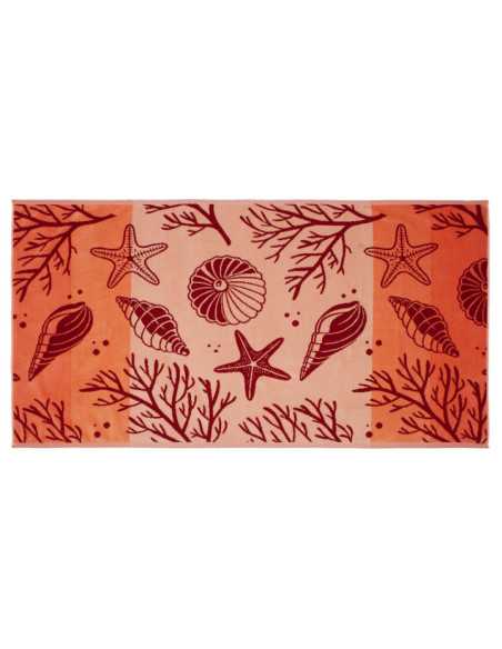 Toalha de Praia Trovador Coral | Estampado Marinho