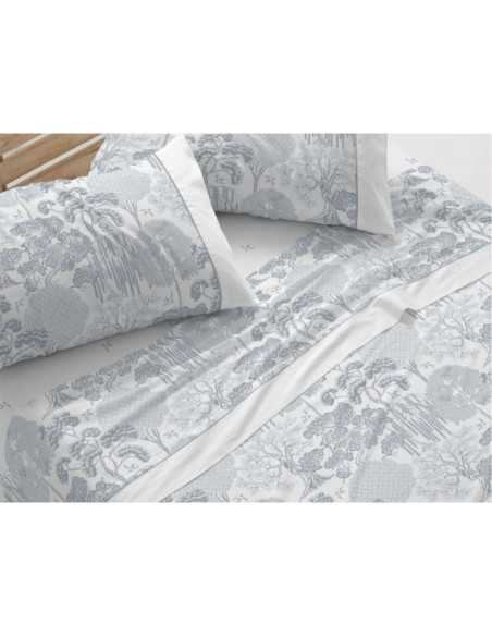Jogo de lençóis Elaris azul | Lençóis Burrito Blanco