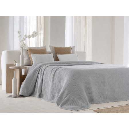 Plaid multiusos Lisboa gris | Colcha auxiliar