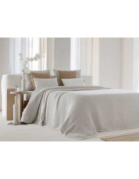 Plaid multiusos Lisboa beige | Colcha auxiliar