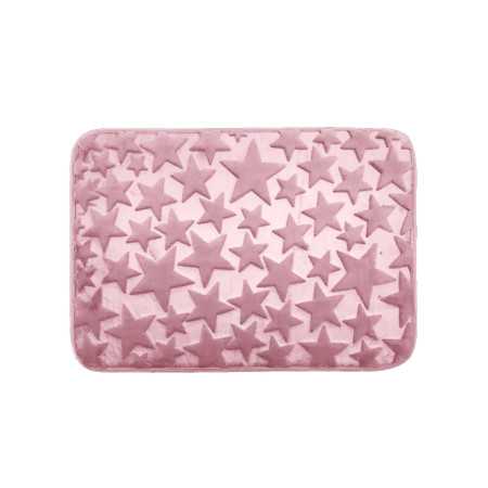 Tapete de banho Estrelas rosa | Tapete em microfibra