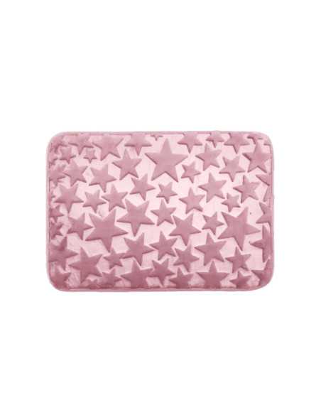 Tapete de banho Estrelas rosa | Tapete em microfibra