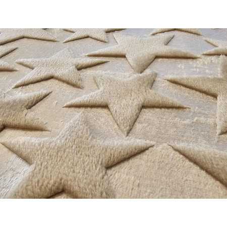 Alfombra baño Estrellas beige | Alfombra microfibra 2