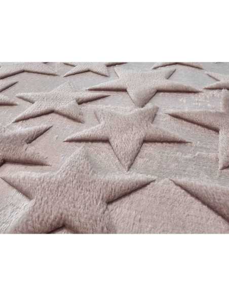 Alfombra baño Estrellas rosa | Alfombra microfibra
