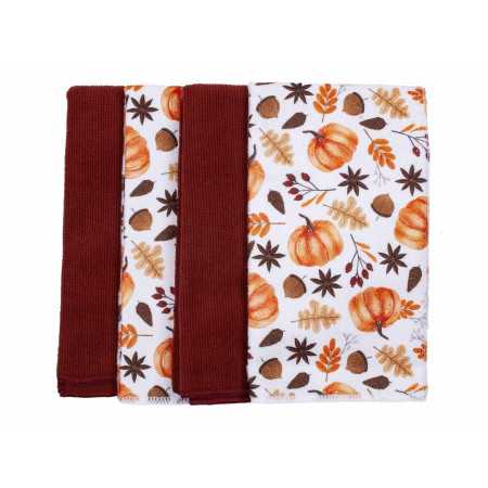 Paño microfibra Pumpkin Set 4 piezas | Paños absorbentes