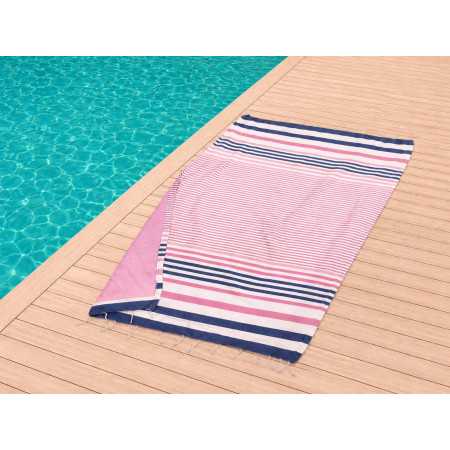 Toalla pareo playa Nahall malva | Toalla algodón piscina