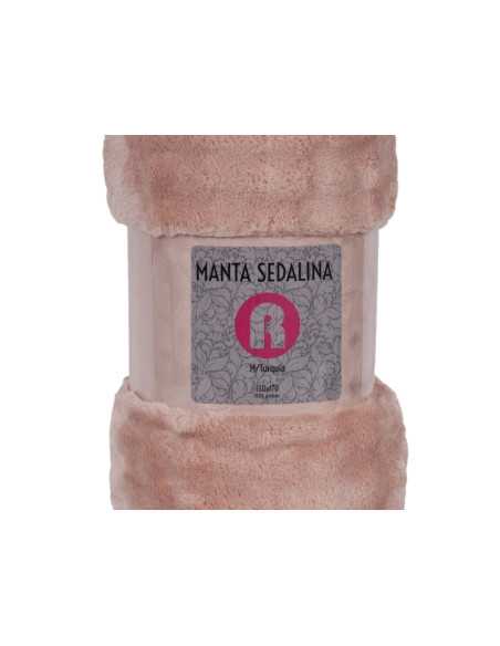 Manta sedalina Turquía rosa | Manta auxiliar o decorativa