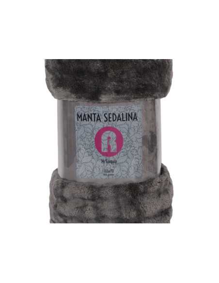 Manta sedosa Turquía cinza | Manta decorativa