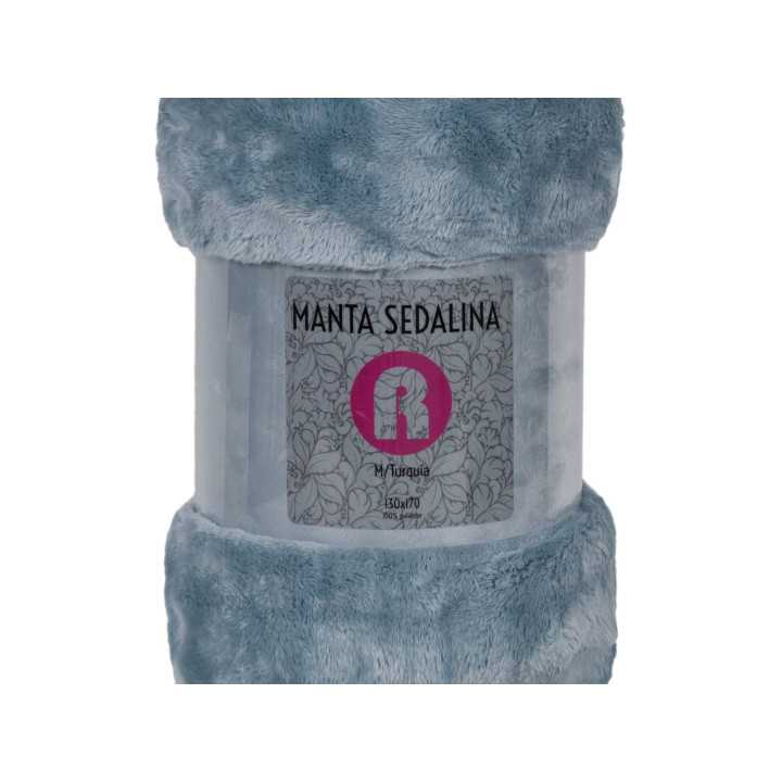 Manta sedalina Turquía azul | Manta auxiliar o decorativa