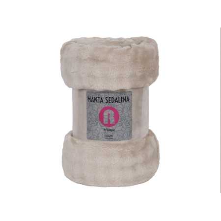 Manta sedalina Turquía beige | Manta auxiliar o decorativa