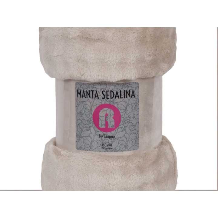 Manta sedalina Turquía beige | Manta auxiliar o decorativa