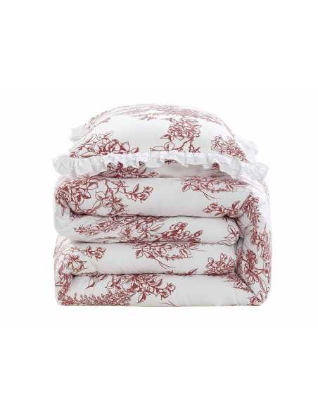 Edredón Rowel Burdeos Floral | Revitex
