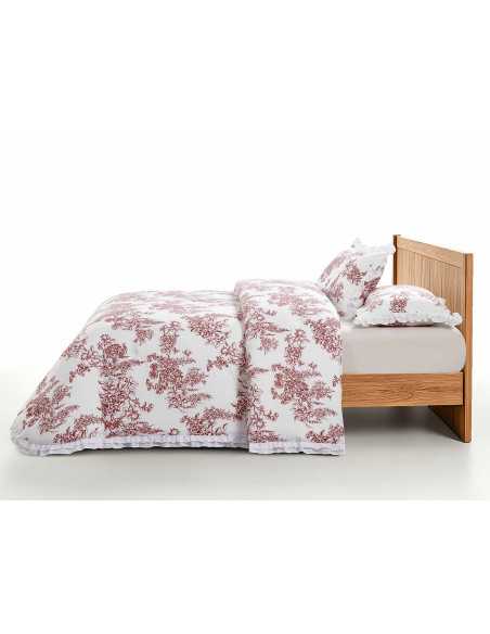 Edredón Rowel Burdeos Floral | Revitex