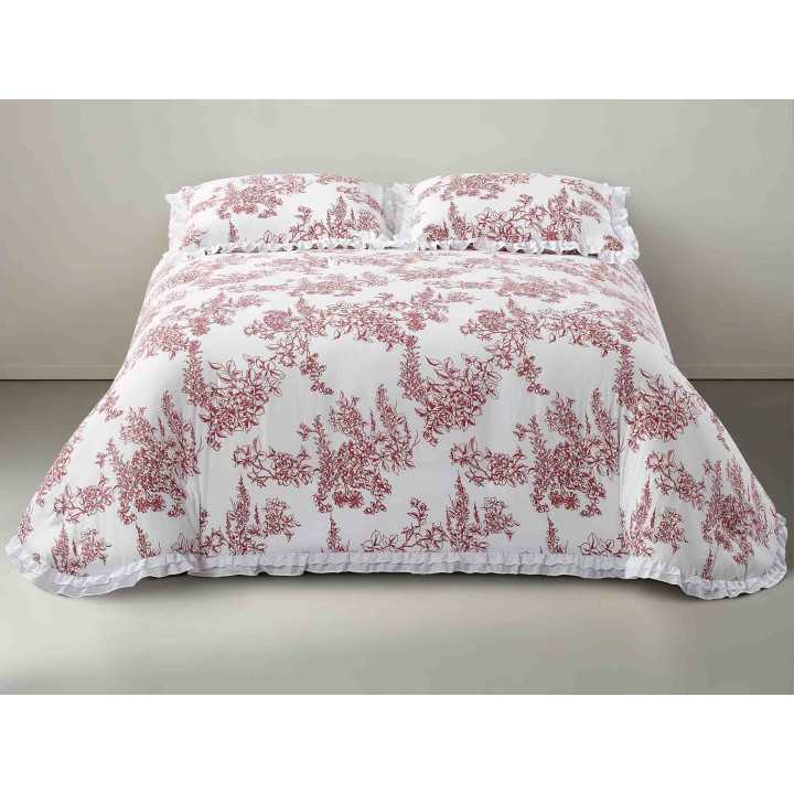 Edredón Rowel Burdeos Floral | Revitex